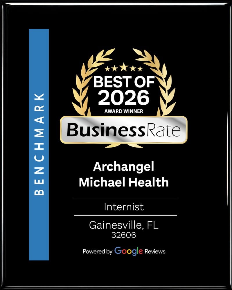 BusinessRate Best of 2026 Award Winner – Internist, Archangel Michael Health, Gainesville, FL